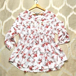 J for Justify floral blouse